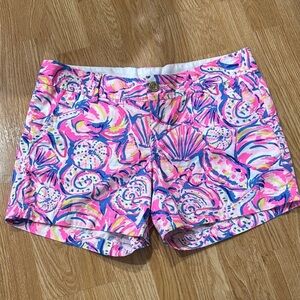 Lily Pulitzer multi shell of a time print Callahan Shorts